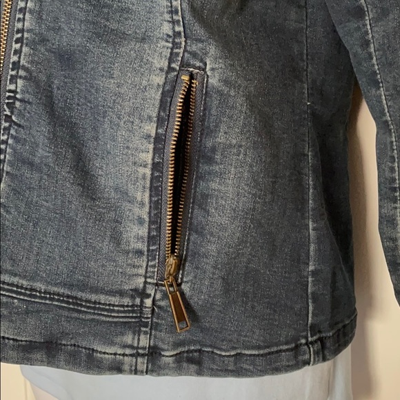 DRESS BARN DENIM JACKET, SMALL - Picture 8 of 9